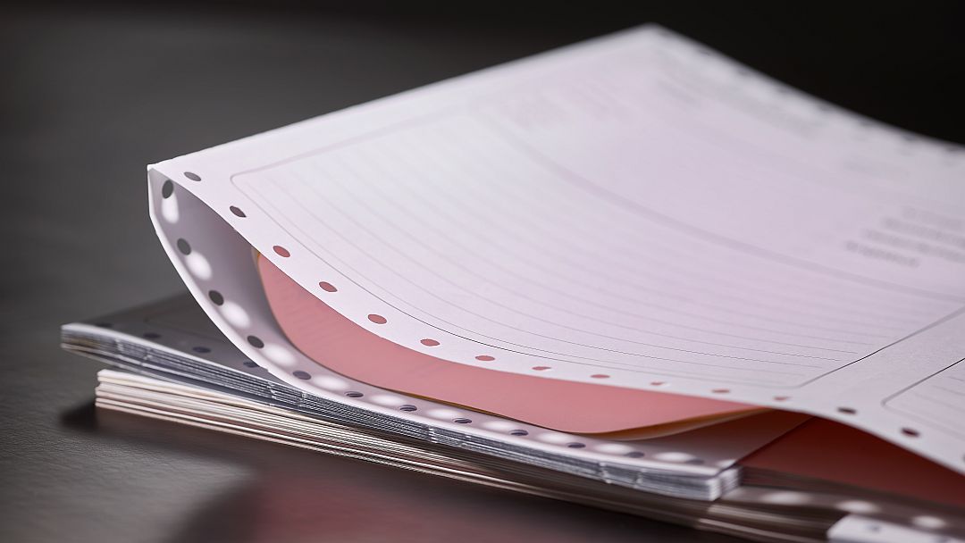 bedruckte Trägerbandsätze / Endlosformulare